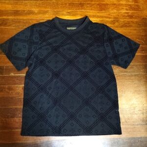 Baroque Gold Bee Pattern Black T-shirt AOP